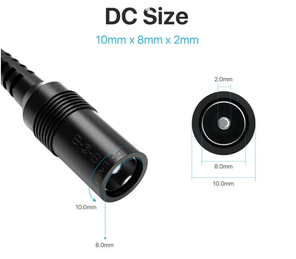 4 Way DC Jack/Plug Splitter Cable thumbnail