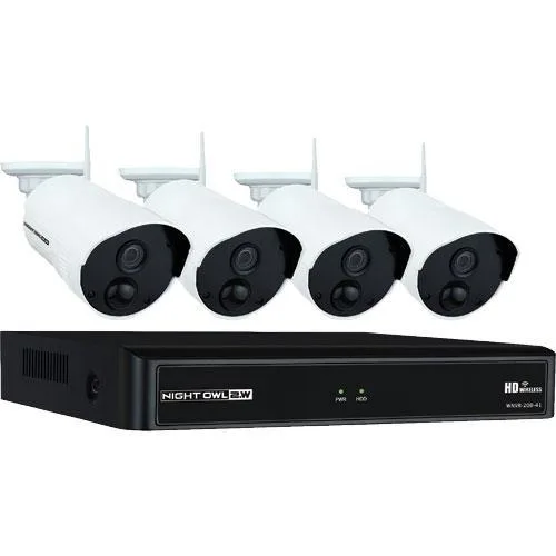 Sistema inalambrico de 4 Canales W/DVR