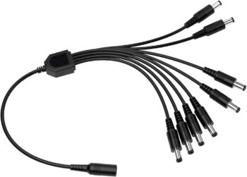 8 Way DC Jack/Plug Splitter Cable