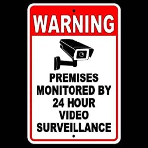 Señal de Advertencia de Camaras de Seguridad