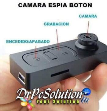 Mini DVR botón oculto cámara espia de vídeo grabadora de voz de audio
