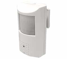 Color CCTV Camera in Operating PIR Motion Sensor Housing, 3.6mm Pinhole Lens