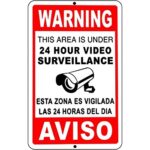 Señal de Advertencia y Monitoreo de Sistema de Vigilancia.