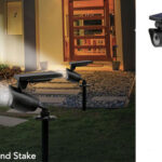 FARPOINT Motion and Light Sensor Activated Solar Night Beam Spotlight