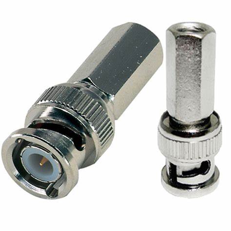 BNC Male Twist-on Connector, RG6 BNC Male Twist-on Connector, RG6
